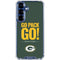 NFL Green Bay Packers Team Motto Galaxy S25 Plus Clear Case
