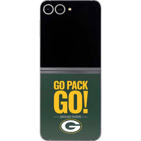 NFL Green Bay Packers Team Motto Galaxy Z Flip6 Skin