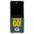 NFL Green Bay Packers Team Motto Galaxy Z Flip6 Clear Case
