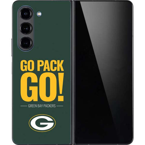 NFL Green Bay Packers Team Motto Galaxy Z Fold5 5G Skin