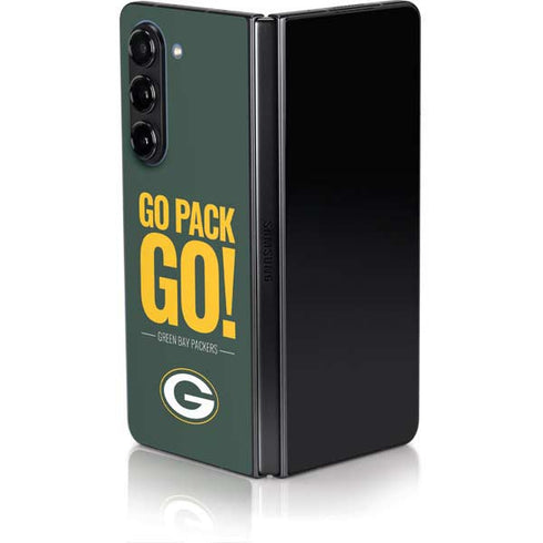 NFL Green Bay Packers Team Motto Galaxy Z Fold5 5G Skin
