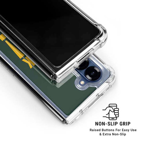 NFL Green Bay Packers Team Motto Galaxy Z Fold6 Clear Case
