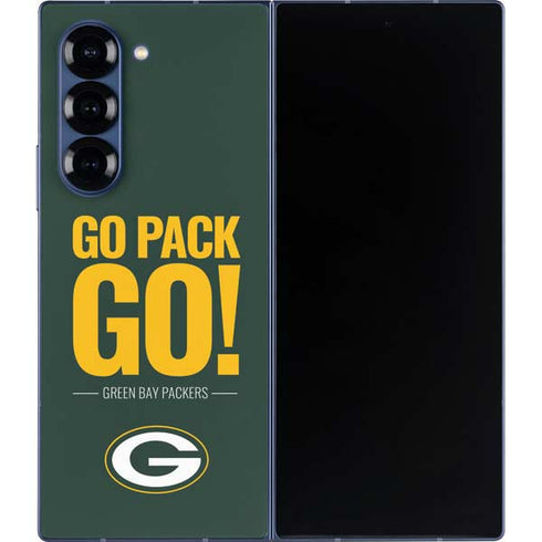 NFL Green Bay Packers Team Motto Galaxy Z Fold6 Skin