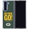NFL Green Bay Packers Team Motto Galaxy Z Fold7 Clear Case