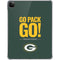 NFL Green Bay Packers Team Motto iPad Pro 11in (2024) Clear Case