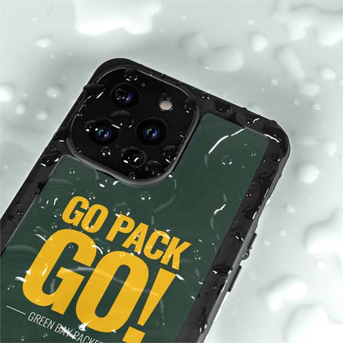 NFL Green Bay Packers Team Motto iPhone 15 Pro Waterproof Case