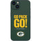 NFL Green Bay Packers Team Motto iPhone 15 Skin