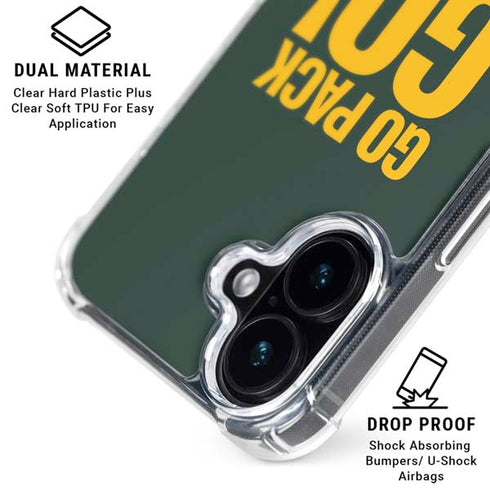 NFL Green Bay Packers Team Motto iPhone 16 MagSafe Case