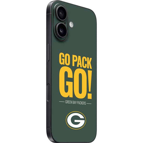 NFL Green Bay Packers Team Motto iPhone 16 Plus Skin