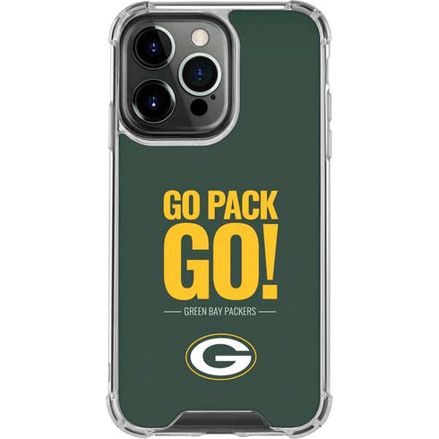 NFL Green Bay Packers Team Motto iPhone 16 Pro Clear Case