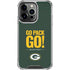 NFL Green Bay Packers Team Motto iPhone 16 Pro Clear Case