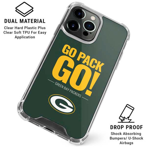 NFL Green Bay Packers Team Motto iPhone 16 Pro Clear Case
