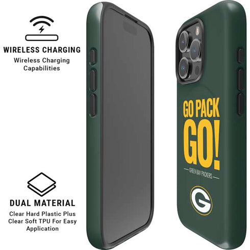 NFL Green Bay Packers Team Motto iPhone 16 Pro Magsafe Impact Case