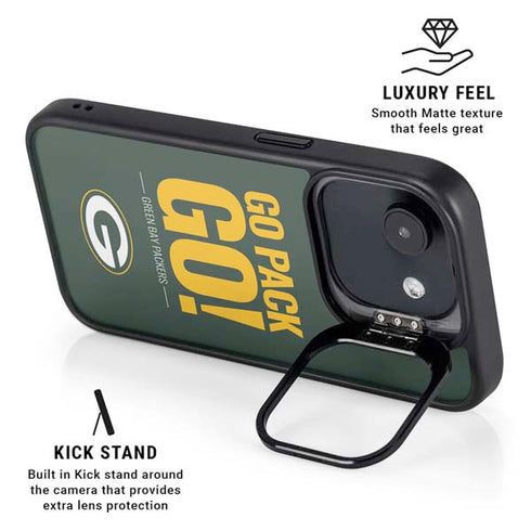 NFL Green Bay Packers Team Motto iPhone 16e Kickstand Case