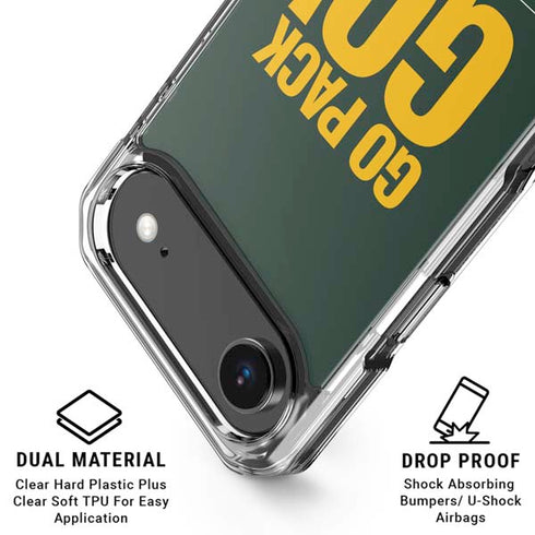 NFL Green Bay Packers Team Motto iPhone 17 Air Clear Case