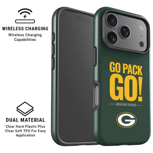 NFL Green Bay Packers Team Motto iPhone 17 Pro Magsafe Impact Case