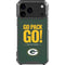 NFL Green Bay Packers Team Motto iPhone 17 Pro Max Clear Case