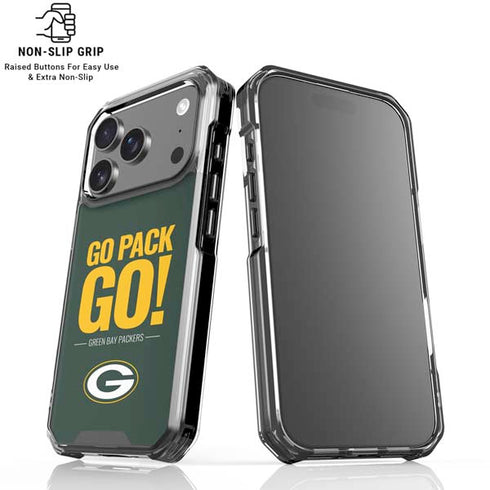 NFL Green Bay Packers Team Motto iPhone 17 Pro Max Clear Case