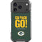 NFL Green Bay Packers Team Motto iPhone 18 Pro Clear Case