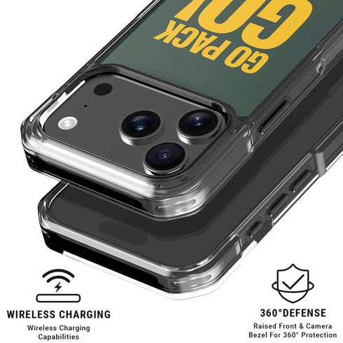 NFL Green Bay Packers Team Motto iPhone 18 Pro Clear Case