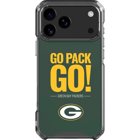 NFL Green Bay Packers Team Motto iPhone 18 Pro Max Clear Case