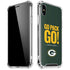 NFL Green Bay Packers Team Motto iPhone X/XS Clear Case