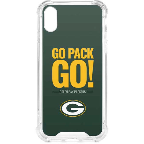 NFL Green Bay Packers Team Motto iPhone XS Clear Case