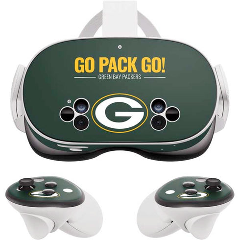NFL Green Bay Packers Team Motto Meta Quest 3S Skin