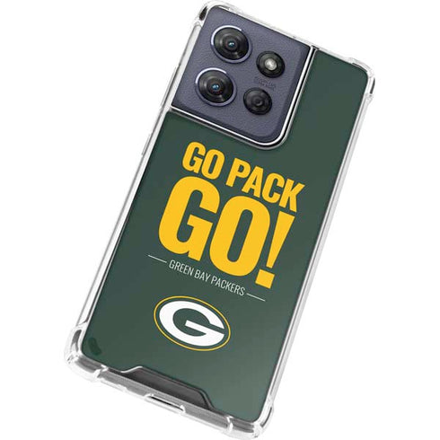 NFL Green Bay Packers Team Motto Moto G 5G (2025) Clear Case
