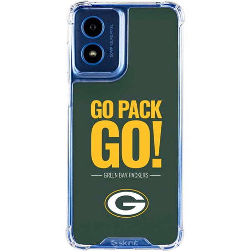 NFL Green Bay Packers Team Motto Moto G 5G (2024) Clear Case