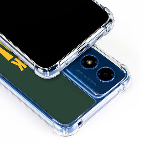 NFL Green Bay Packers Team Motto Moto G 5G (2024) Clear Case