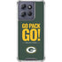 NFL Green Bay Packers Team Motto Moto G Play 5G (2025) Clear Case
