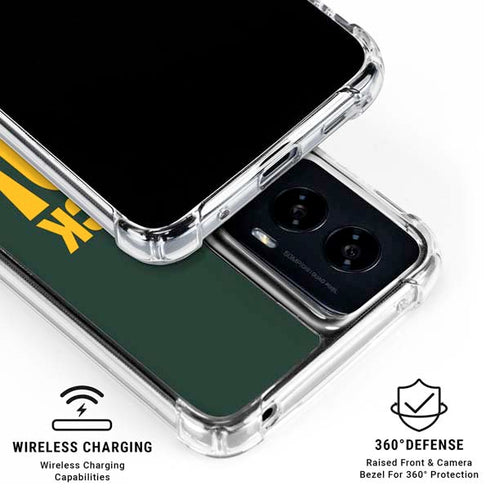 NFL Green Bay Packers Team Motto Moto G Power 5G (2024) Clear Case