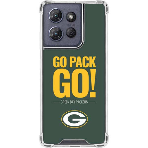 NFL Green Bay Packers Team Motto Moto G Power 5G (2025) Clear Case