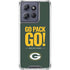 NFL Green Bay Packers Team Motto Moto G Stylus 5G (2025) Clear Case