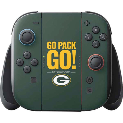 NFL Green Bay Packers Team Motto Nintendo Switch 2 (2025) with Joy-Con Skin