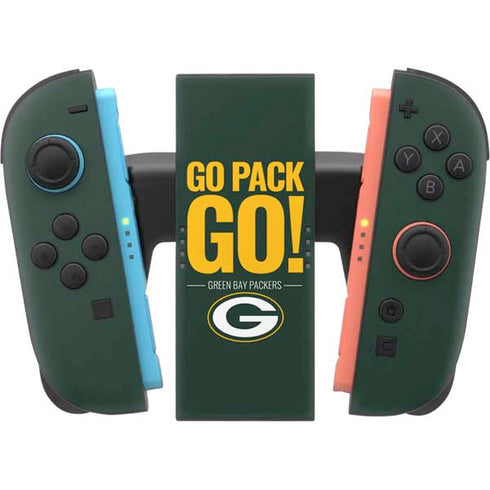 NFL Green Bay Packers Team Motto Nintendo Switch 2 (2025) Joy-Con Controller Skin