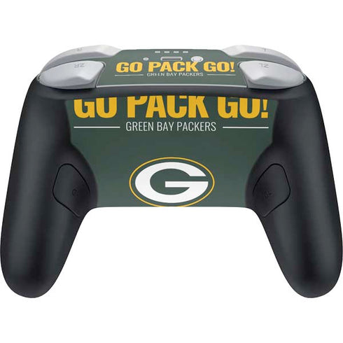 NFL Green Bay Packers Team Motto Nintendo Switch 2 (2025) Pro Controller Skin