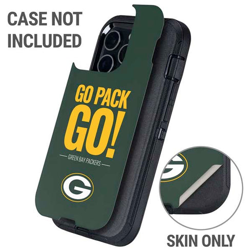 NFL Green Bay Packers Team Motto Otterbox Defender iPhone Skin