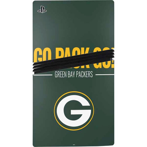 NFL Green Bay Packers Team Motto PS5 Pro Console Skin
