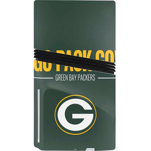 NFL Green Bay Packers Team Motto PS5 Pro Disk Console Skin
