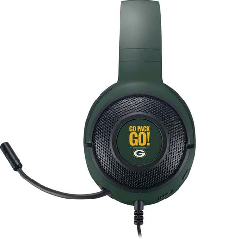 NFL Green Bay Packers Team Motto Razer Kraken X Skin