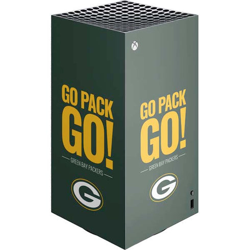 NFL Green Bay Packers Team Motto XBox Series X Digital Edition Console Skin