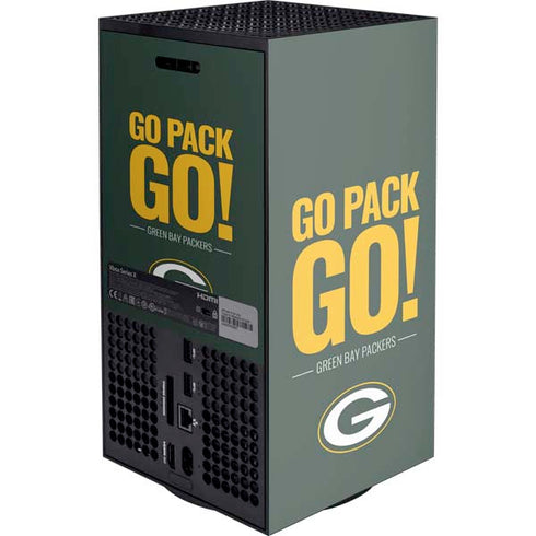 NFL Green Bay Packers Team Motto XBox Series X Digital Edition Console Skin