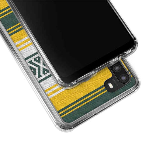 NFL Green Bay Packers Trailblazer Galaxy A21 Clear Case