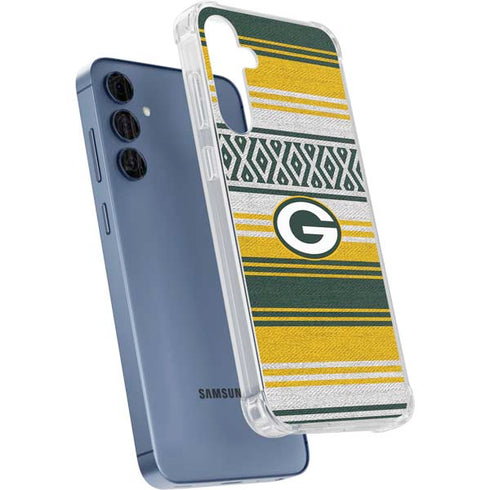 NFL Green Bay Packers Trailblazer Galaxy A55 5G Clear Case