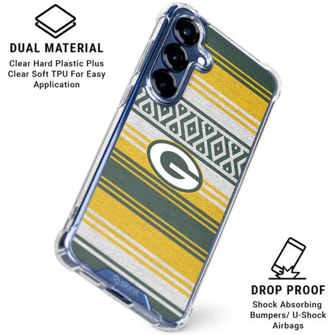 NFL Green Bay Packers Trailblazer Galaxy S25 Plus Clear Case