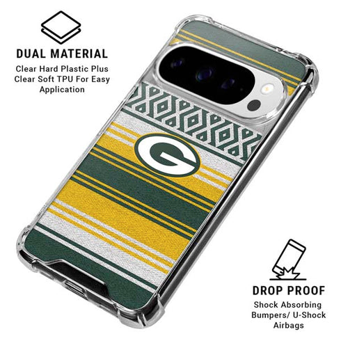 NFL Green Bay Packers Trailblazer Google Pixel 10 Pro XL Clear Case
