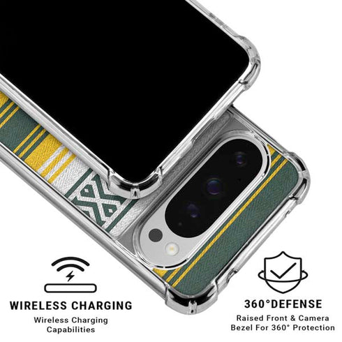 NFL Green Bay Packers Trailblazer Google Pixel 10 Pro XL Clear Case