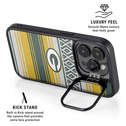 NFL Green Bay Packers Trailblazer iPhone 14 Pro Max Kickstand Case